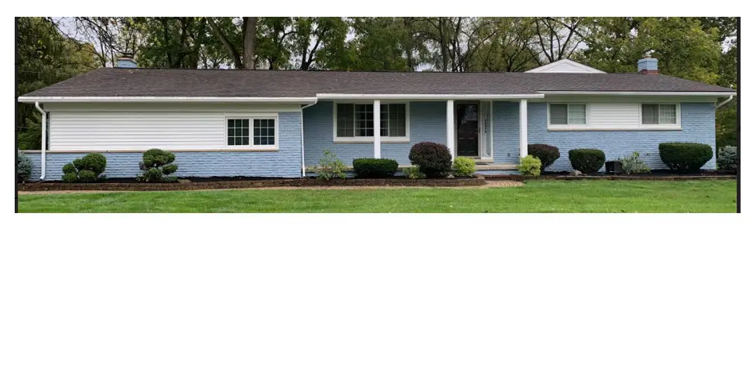 Exterior painting project at 20970 Westfarm Lane, Northville — Simply White - Benjamin Moore