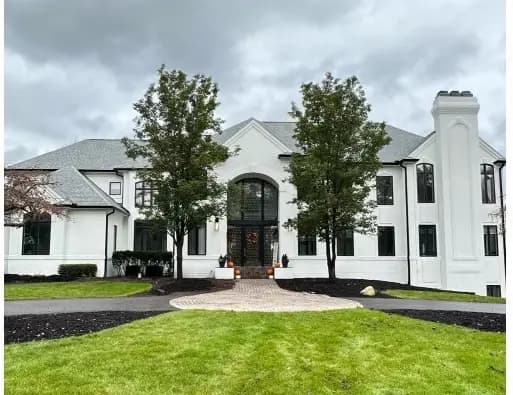Exterior painting project at 1729 Turnberry Court, Oxford — Simply White - Benjamin Moore