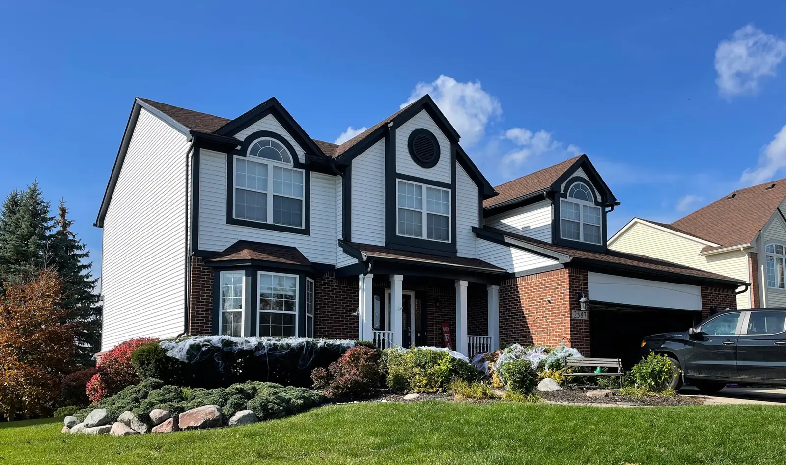 Exterior painting project at 2587 Ivy Hill Drive, Commerce Township