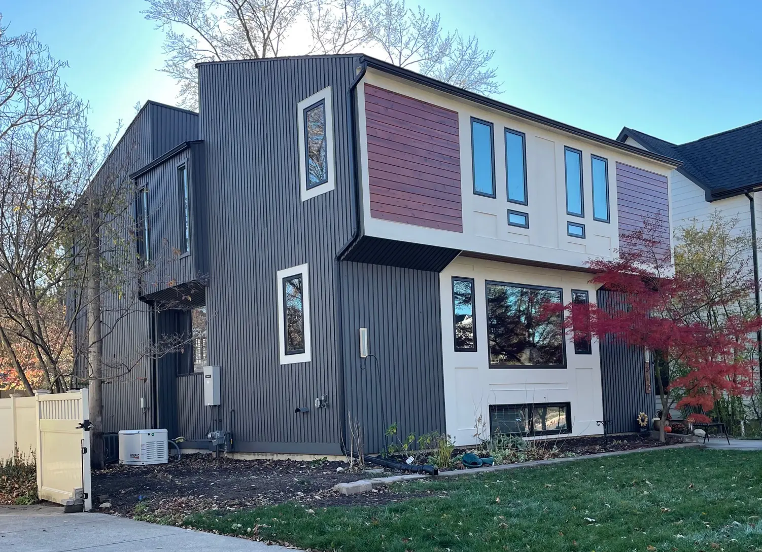 Exterior painting project at 312 Terry Avenue, Rochester — Custom Color Blend - Sherwin Williams