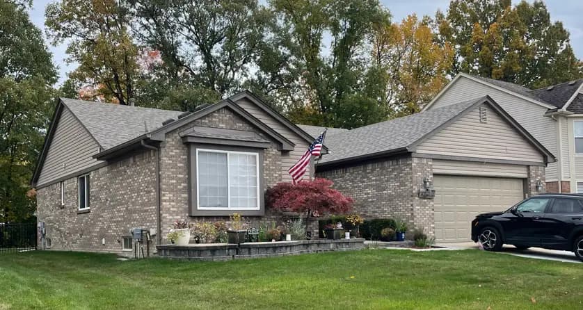 Exterior painting project at 42454 Colorado Drive, Clinton Township