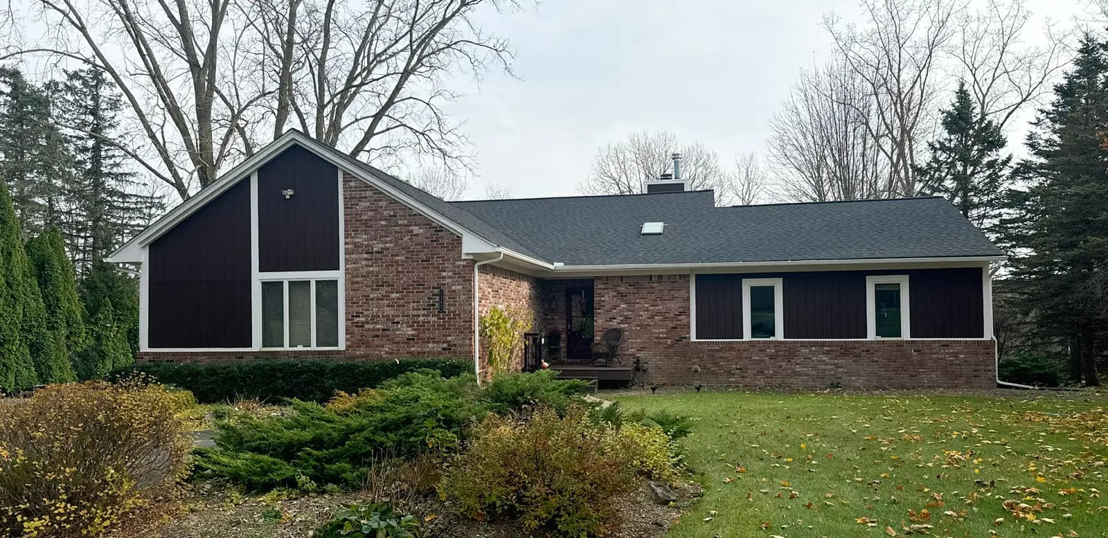 Exterior painting project at 2360 Ford Road, White Lake — Rave Raisin - Behr