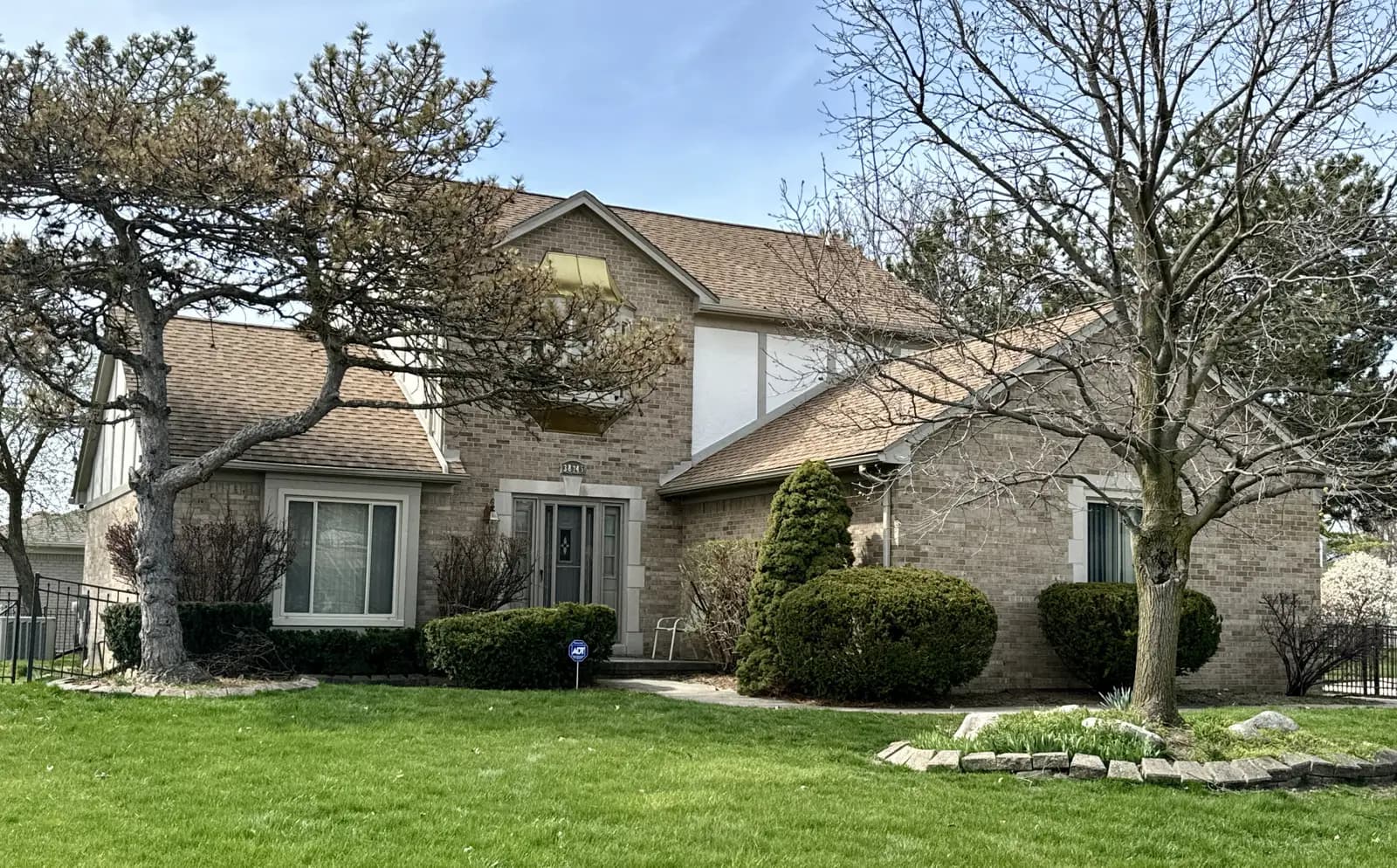 Exterior painting project at 38745 Tristram Drive, Sterling Heights — Wind's Breath - Benjamin Moore
