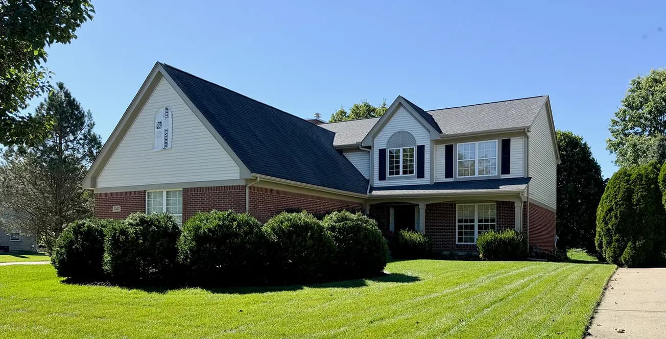 Exterior painting project at 1347 Hereford Court, Canton