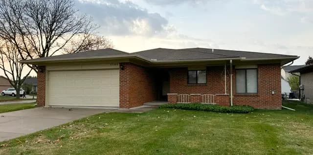 Exterior painting project at 37505 Juniper Drive, Sterling Heights