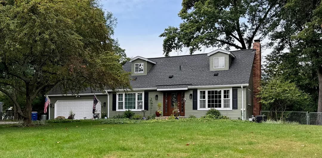 Exterior painting project at 767 Irwindale Court, Waterford — Mossy Oak - Benjamin Moore
