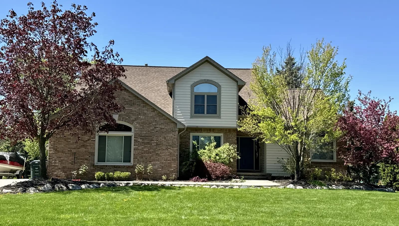 Exterior painting project at 4128 Gotwick Drive, Orion Township