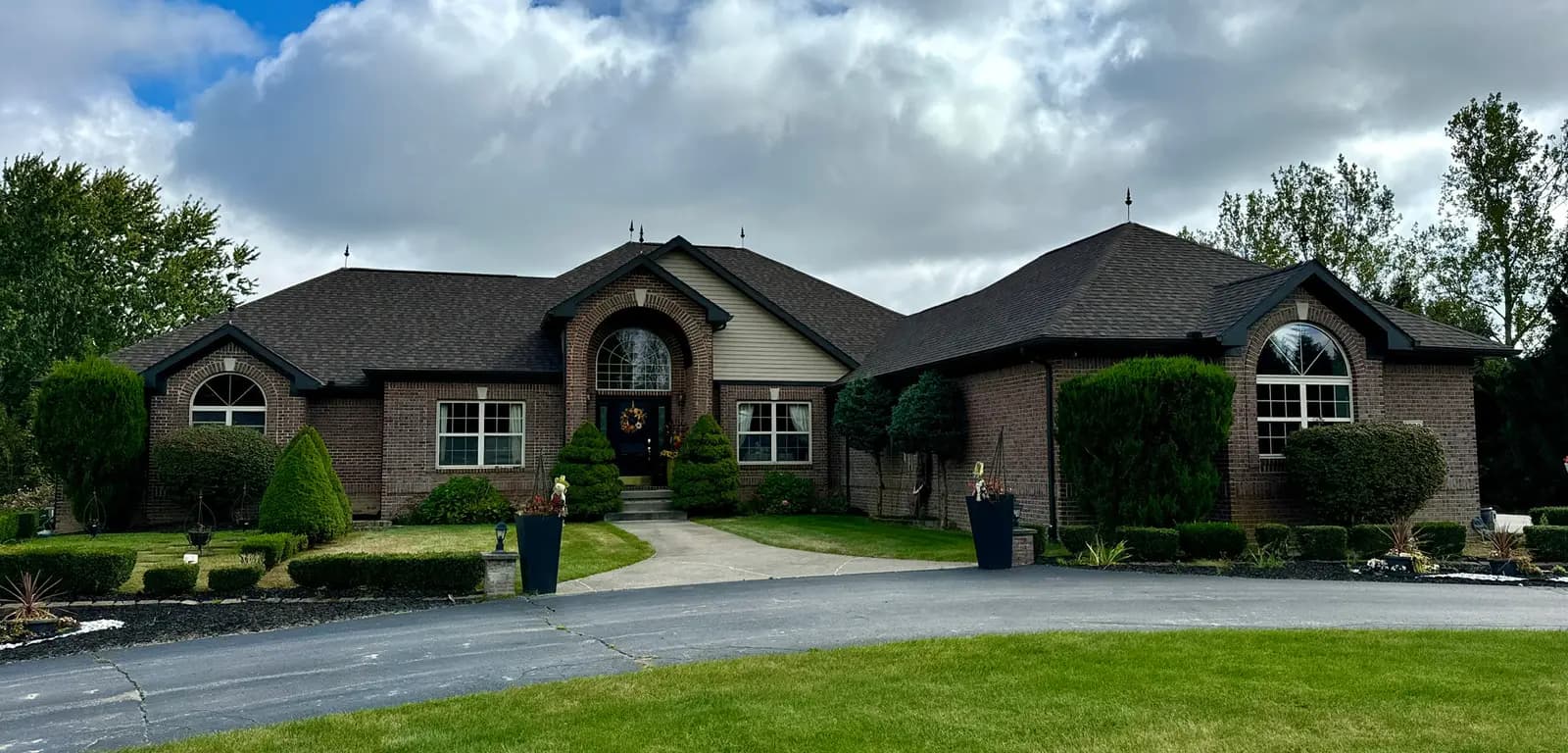 Exterior painting project at 1090 Meadowbrook Court, Oxford