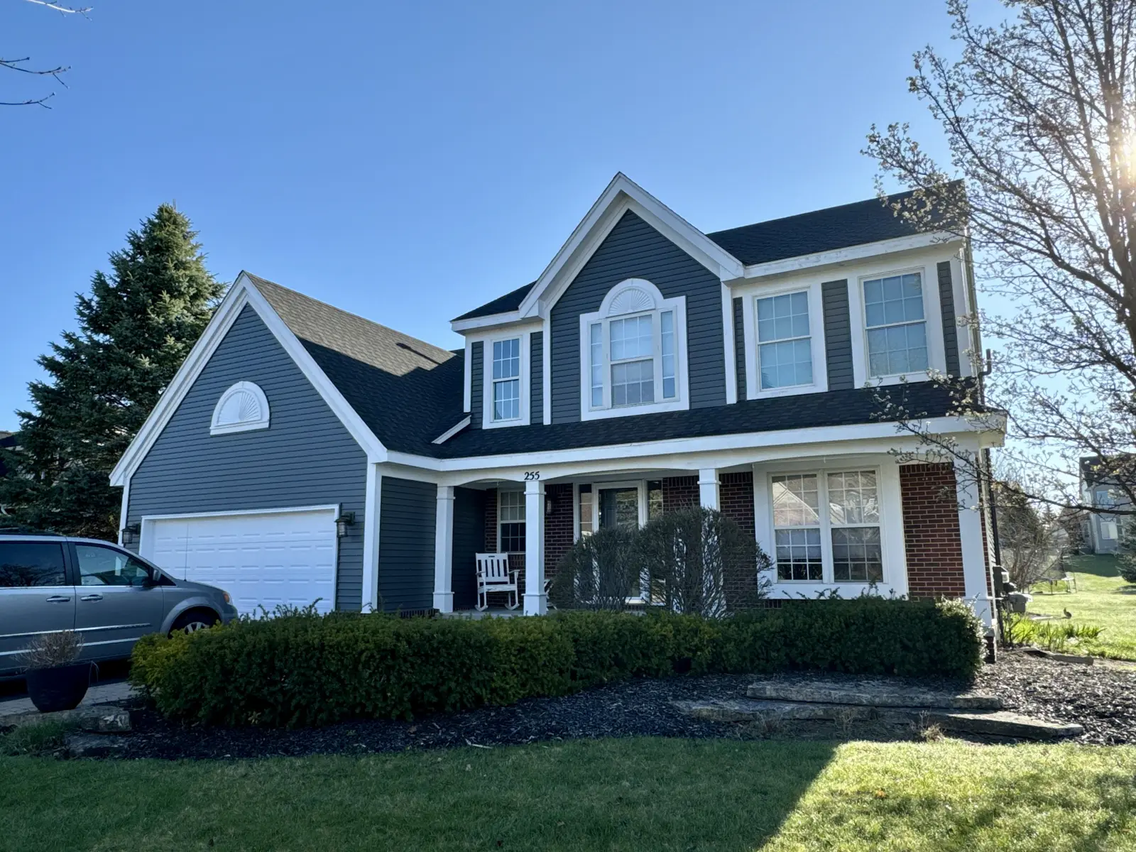 Exterior painting project at 255 Derby Lane, Oxford — Pepper Shaker - Sherwin Williams VS