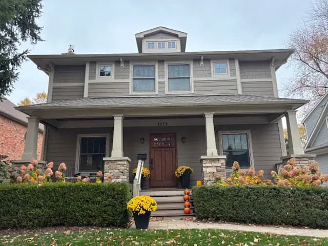 Exterior painting project at 1179 Villa Rd, Birmingham — Custom Color Match