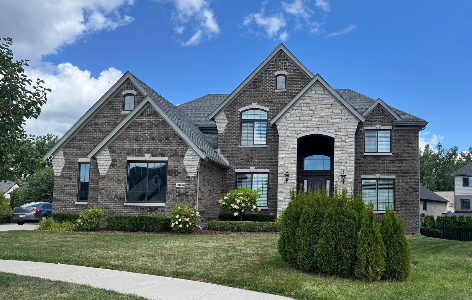 Exterior painting project at 50076 Colony Ct, Macomb