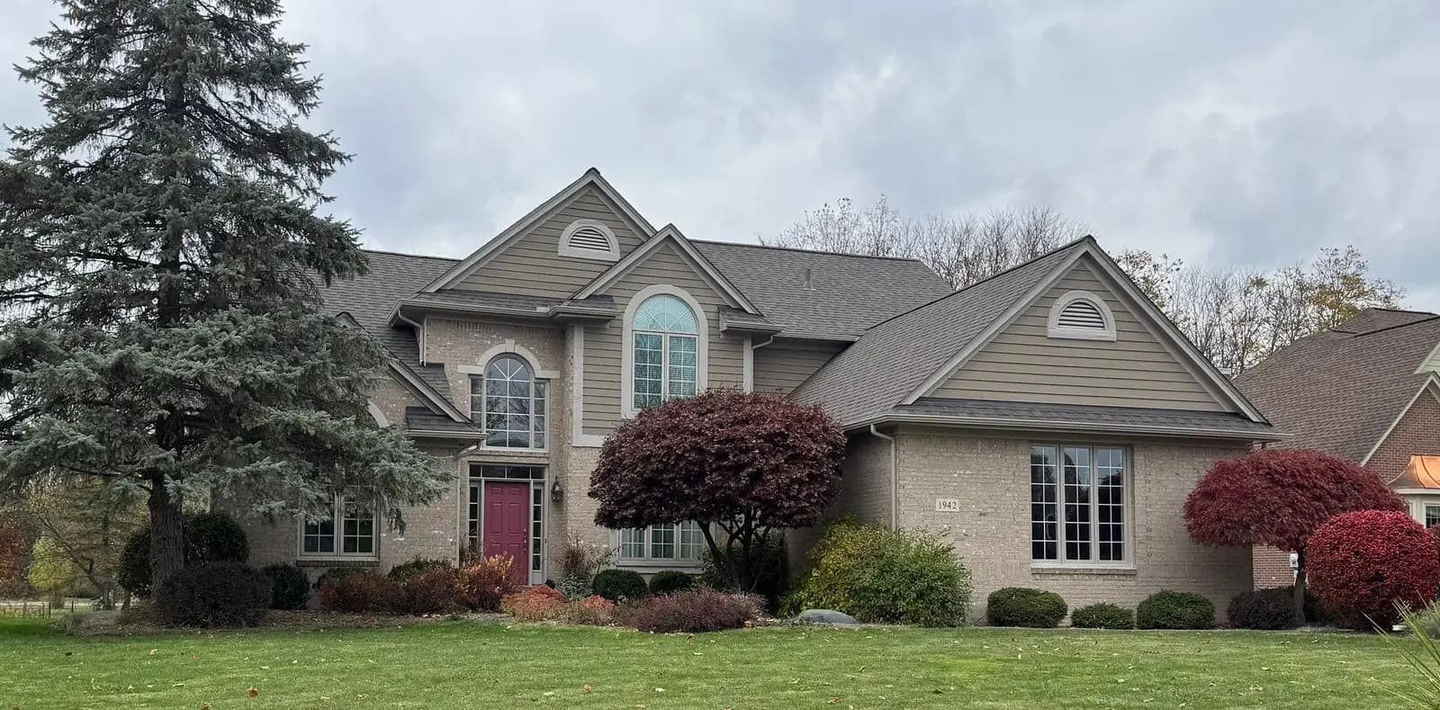 Exterior painting project at 1942 Buckthorn Court, Troy