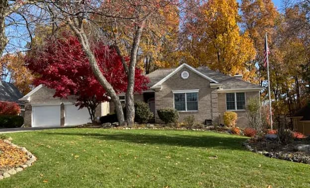 Exterior painting project at 6808 Cranville Court, Clarkston — Shabby Chic - Benjamin Moore