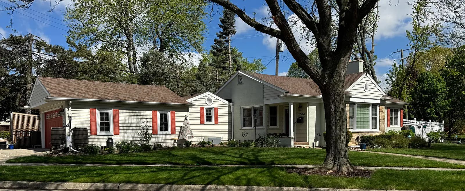 Exterior painting project at 2604 Eton Cross Road, Royal Oak