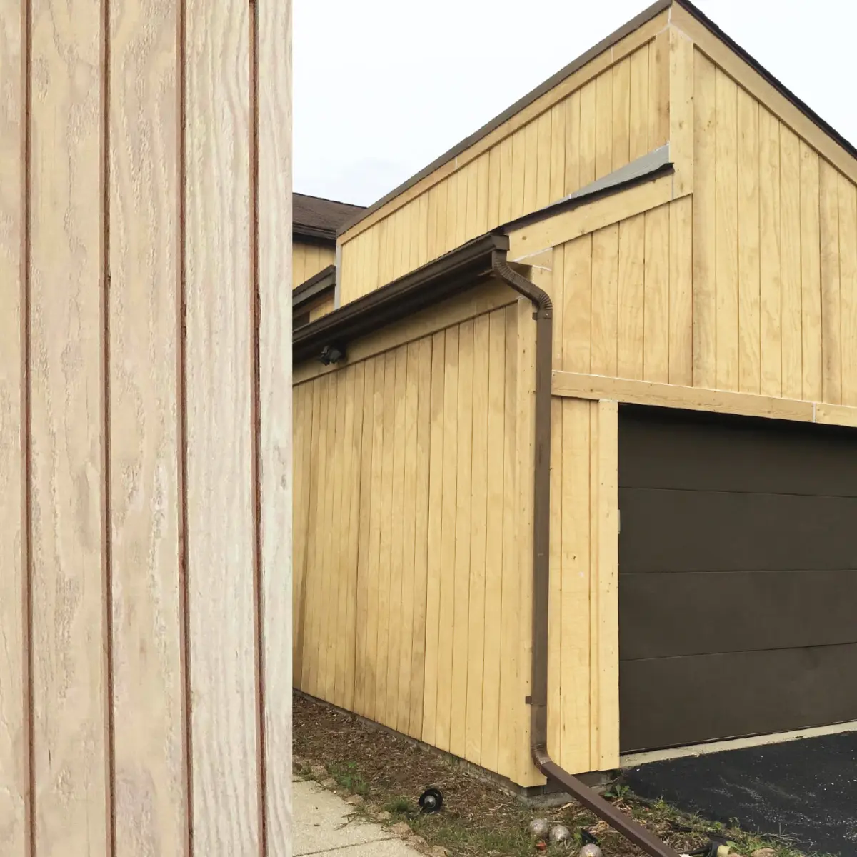 wood panel siding